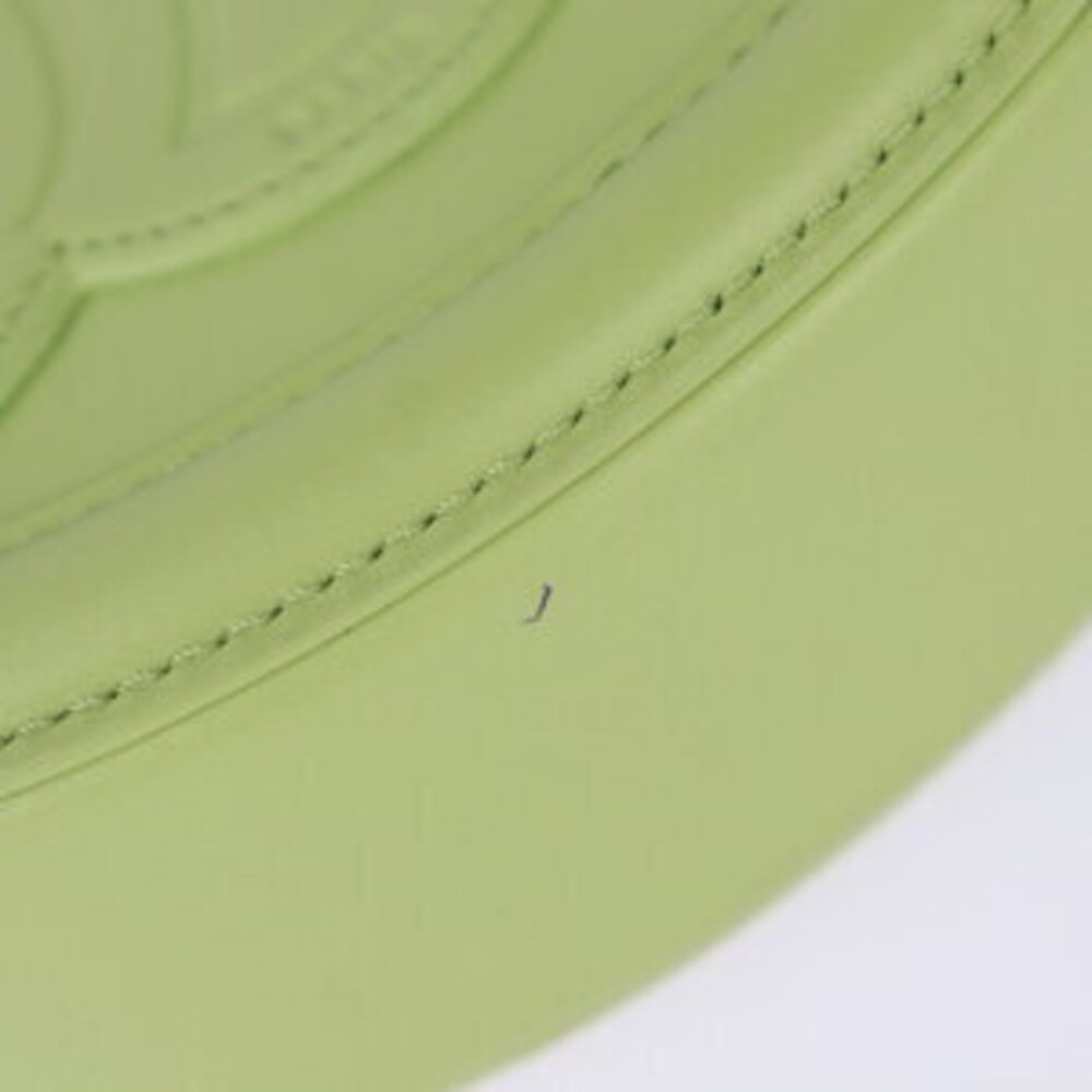 Celine Shoulder Cuir green Bag Purse Oval Crossbody calfskin Triomphe - Picture 5 of 9